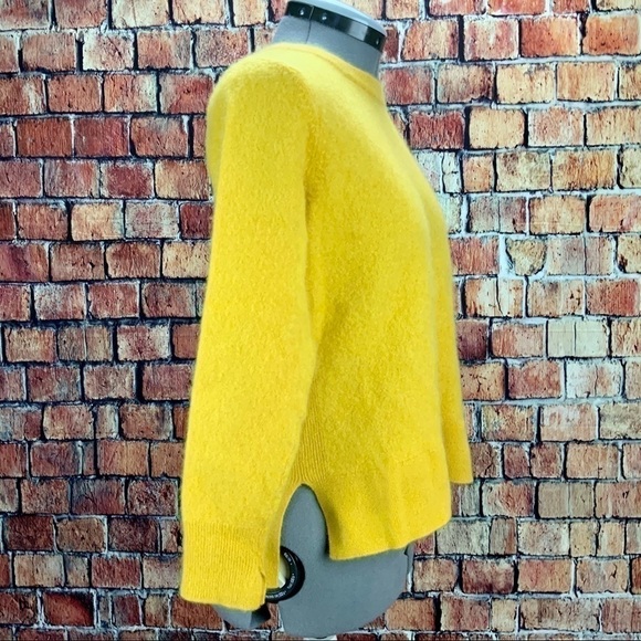 HALOGEN Women’s Yellow 100% Cashmere Crew Neck Sweater Size: 1 - Picture 4 of 8